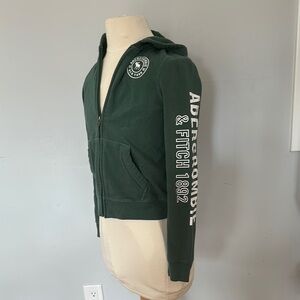 Abercrombie & Fitch Green Hoodie